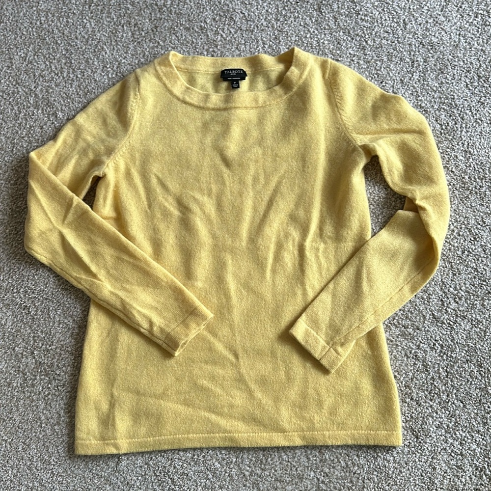 Talbots 100% cashmere sweater. EUC